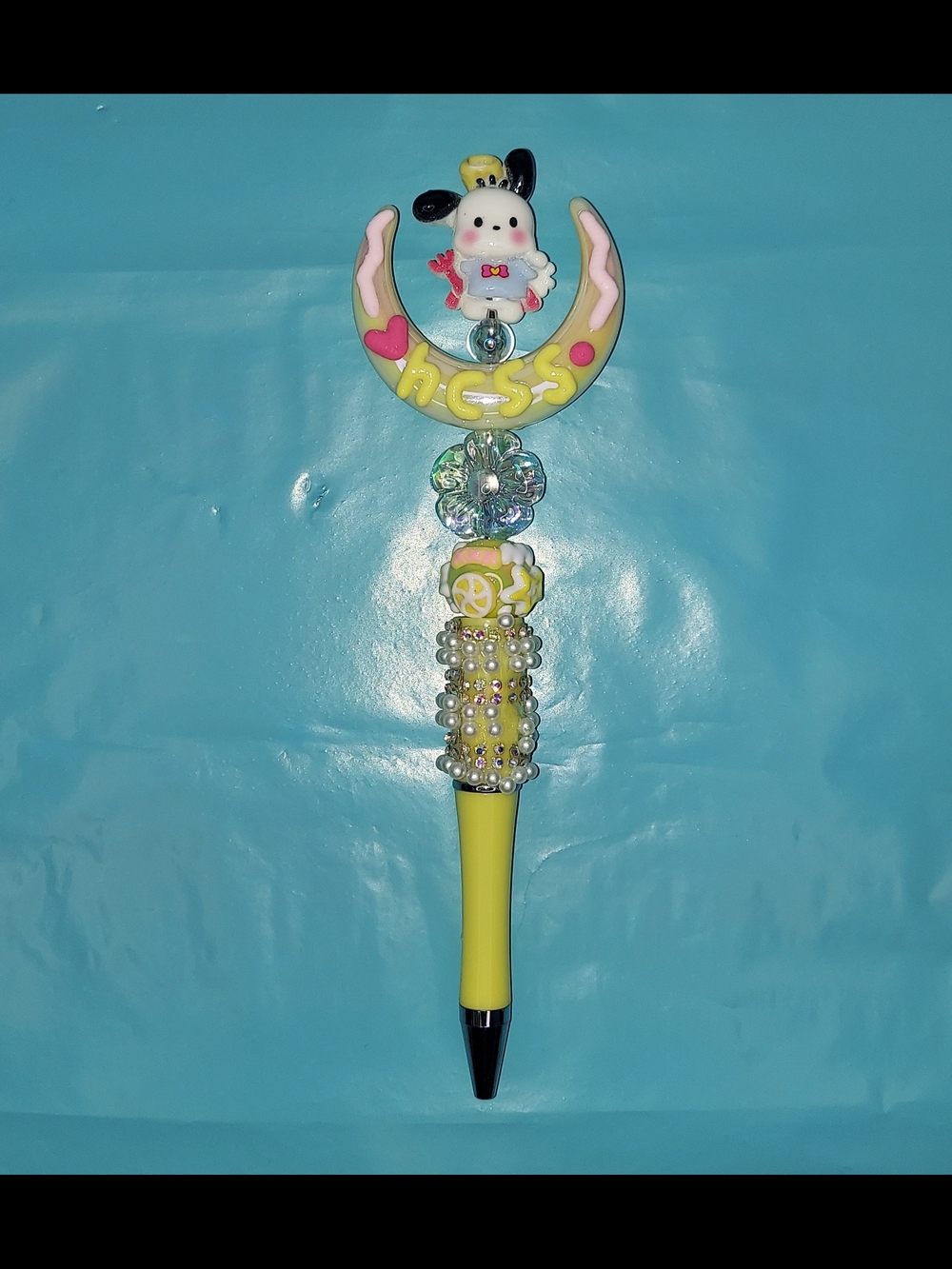 Pochacco Beaded Decorative Pen #1